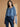 Amber Cerulean Blue Blouse