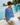 Amber Cerulean Blue Blouse